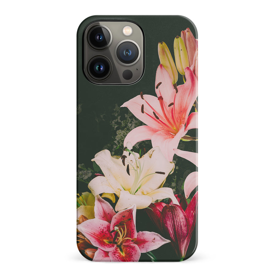 iPhone 14 Pro Lily Phone Case in Black