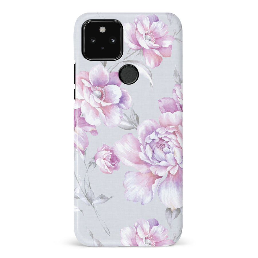 Google Pixel 5 Blossom Phone Case in White