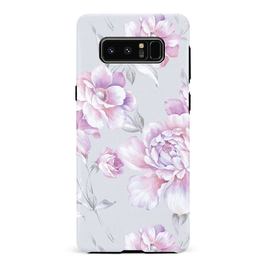 Samsung Galaxy Note 8 Blossom Phone Case in White