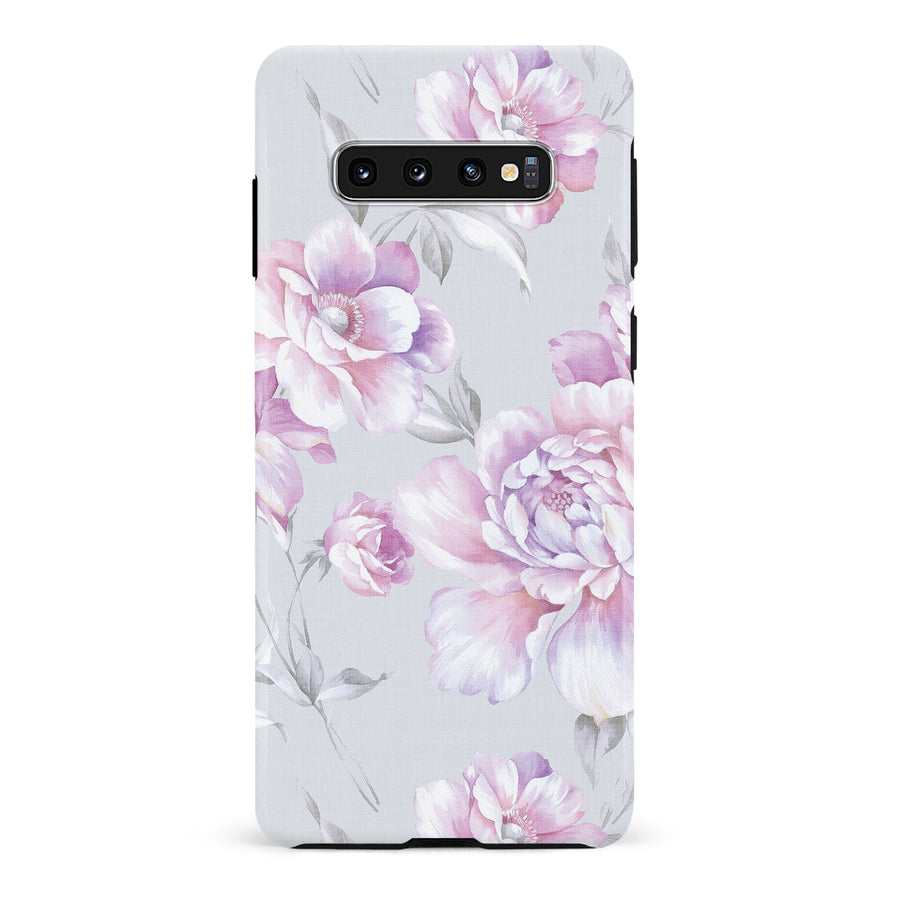 Samsung Galaxy S10 Blossom Phone Case in White
