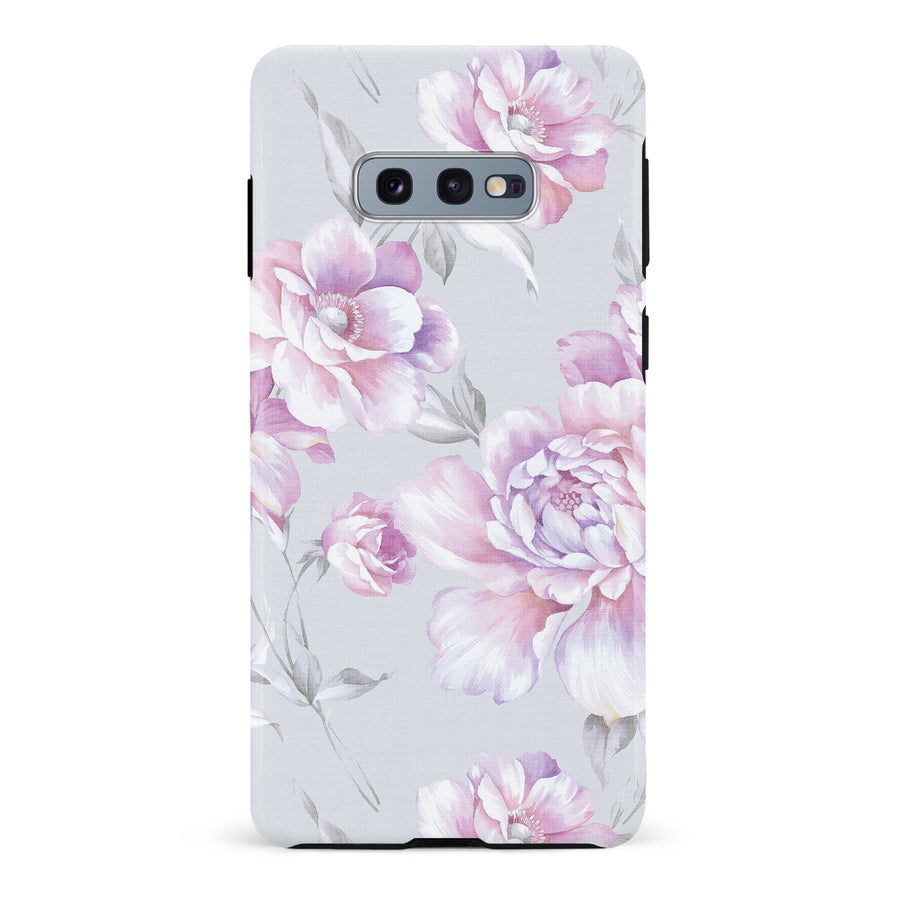 Samsung Galaxy S10e Blossom Phone Case in White