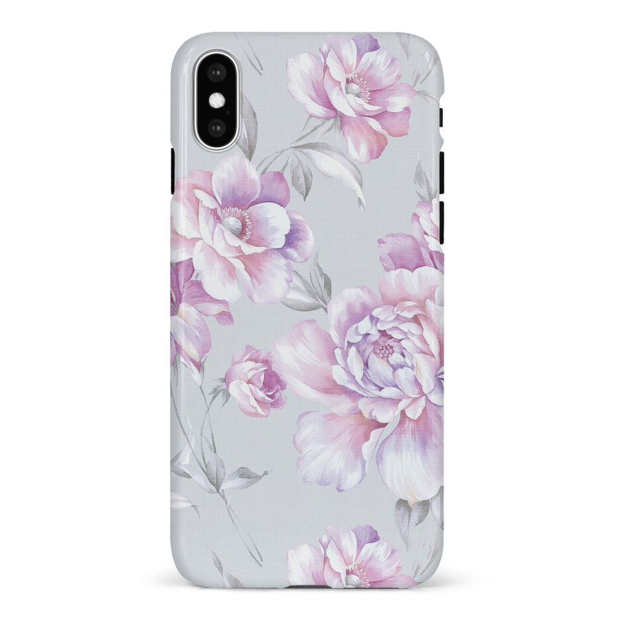 iPhone X/XS Blossom Phone Case in White