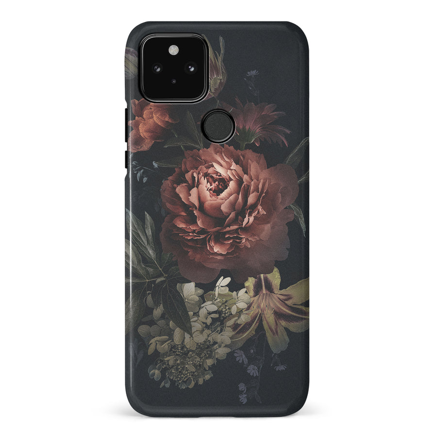 Google Pixel 5 Blossom Phone Case in Black
