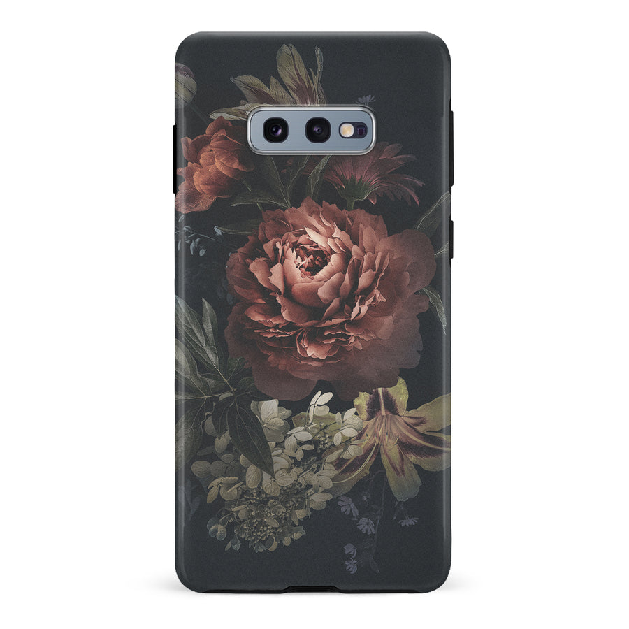 Samsung Galaxy S10e Blossom Phone Case in Black