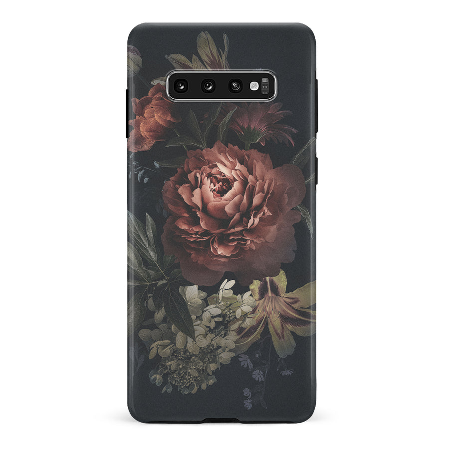 Samsung Galaxy S10 Plus Blossom Phone Case in Black