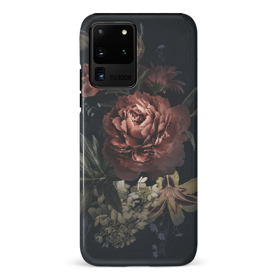 Samsung Galaxy S20 Ultra Blossom Phone Case in Black