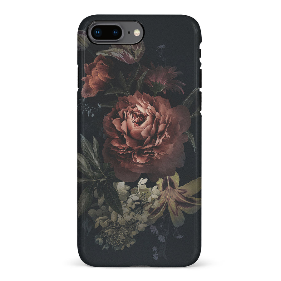 iPhone 8 Plus Blossom Phone Case in Black