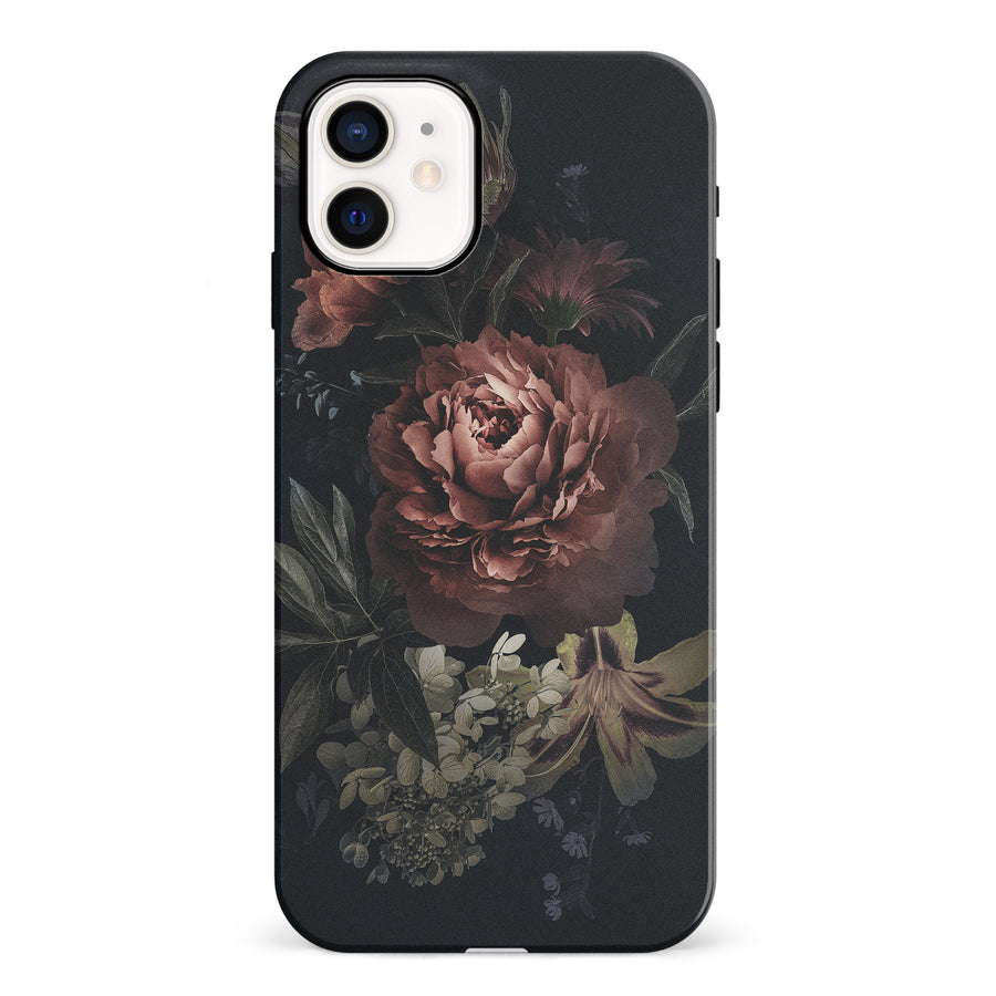 iPhone 12 Mini Blossom Phone Case in Black