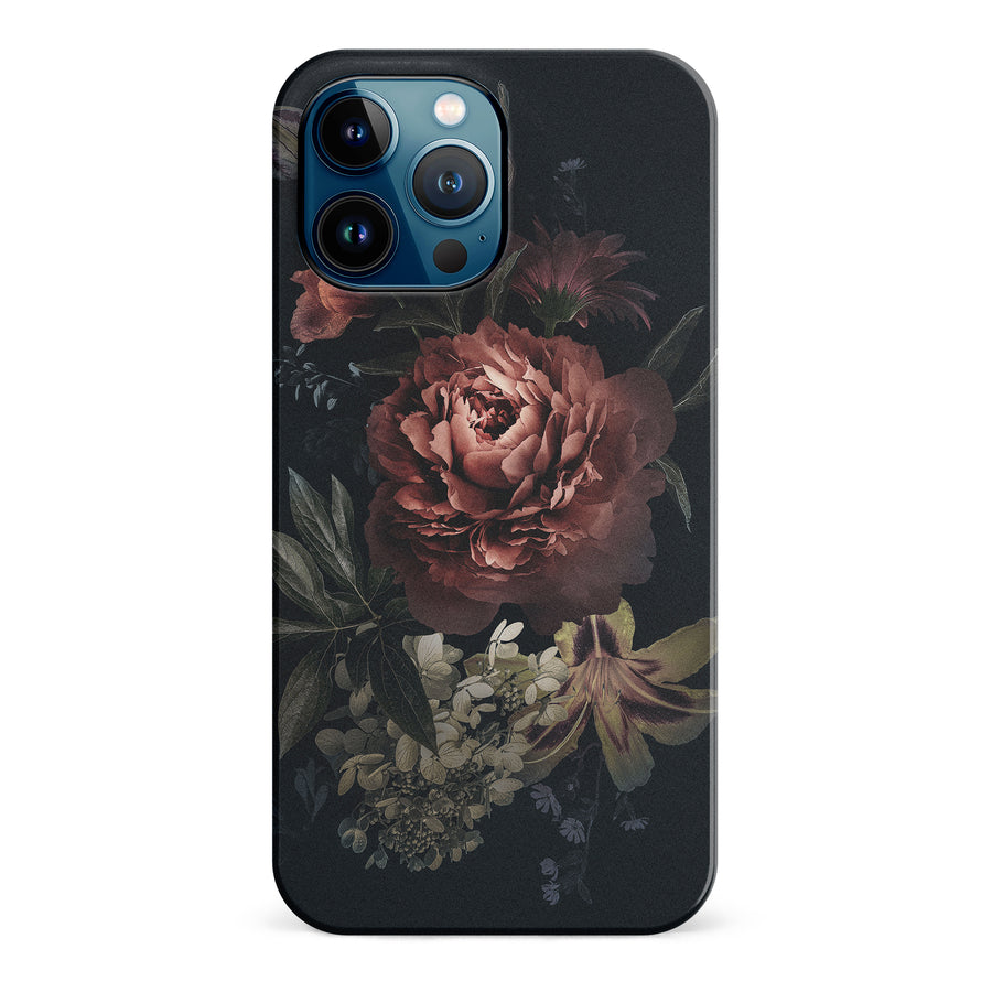 iPhone 12 Pro Max Blossom Phone Case in Black