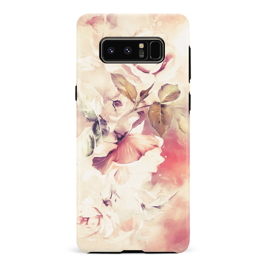 Samsung Galaxy Note 8 Blossom Phone Case in Cream