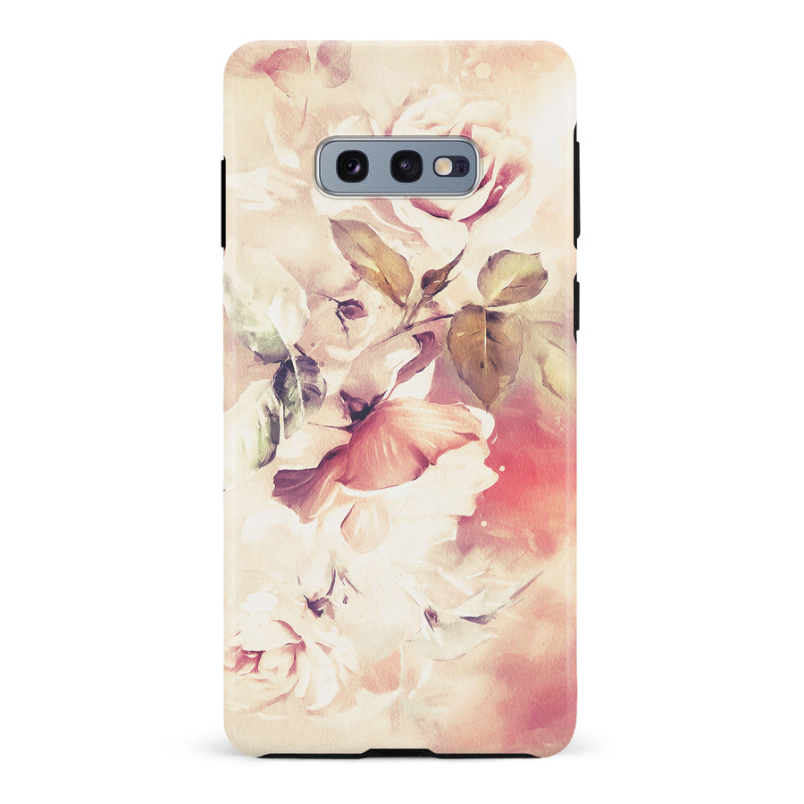 Samsung Galaxy S10e Blossom Phone Case in Cream