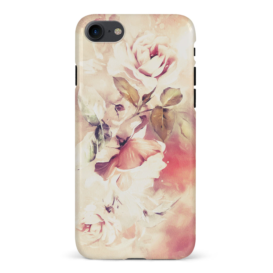 iPhone 7/8/SE Blossom Phone Case in Cream