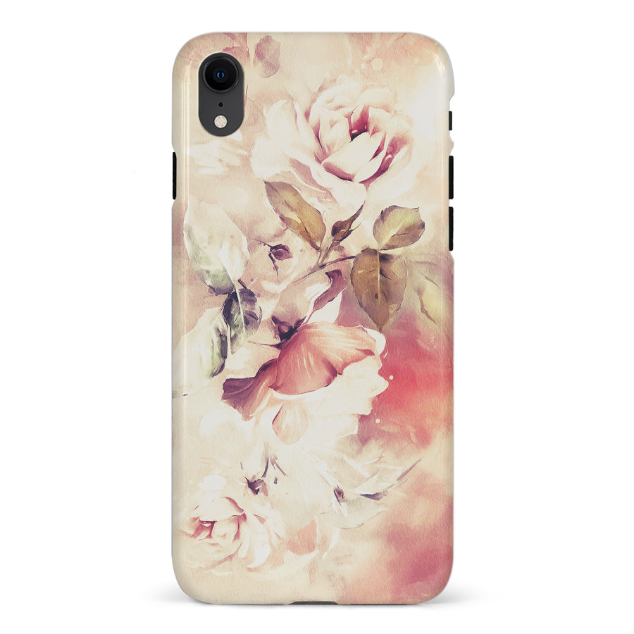 iPhone XR Blossom Phone Case in Cream