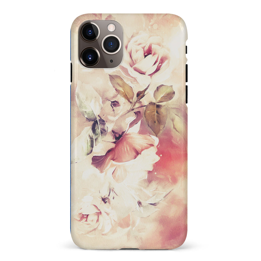 iPhone 11 Pro Max Blossom Phone Case in Cream