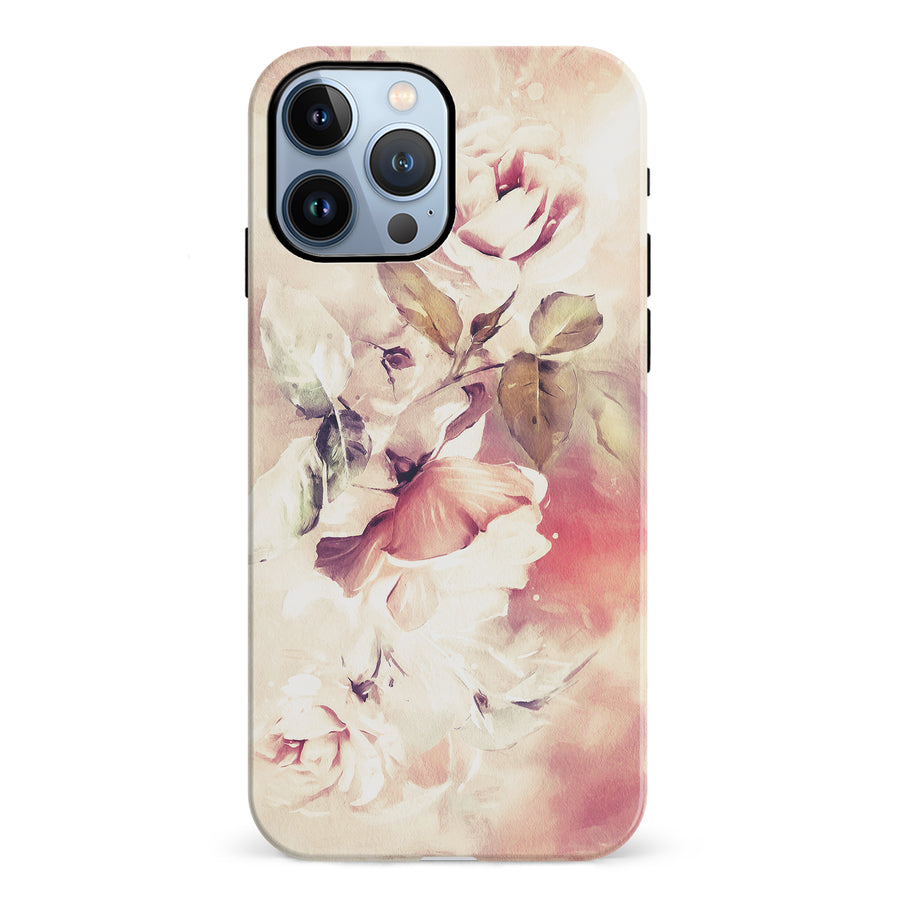iPhone 12 Pro Blossom Phone Case in Cream