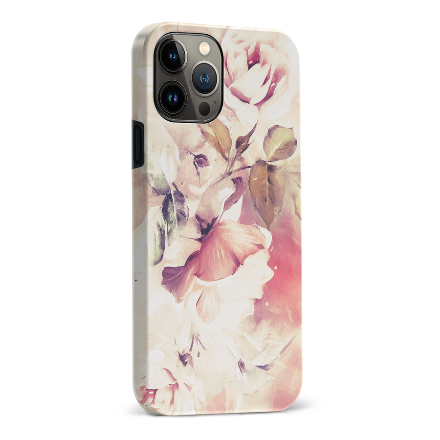 iPhone 13 Pro Max Blossom Phone Case in Cream