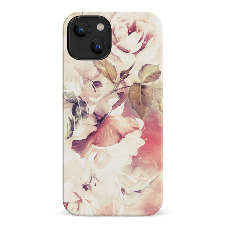 iPhone 14 Blossom Phone Case in Cream