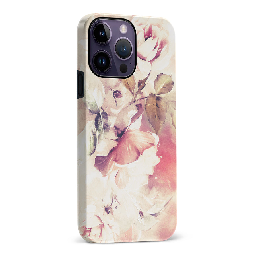 iPhone 14 Pro Max Blossom Phone Case in Cream