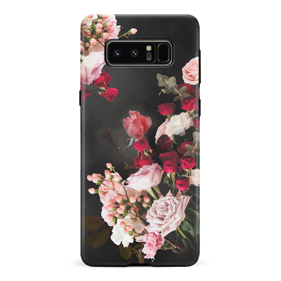 Samsung Galaxy Note 8 Roses Phone Case in Black