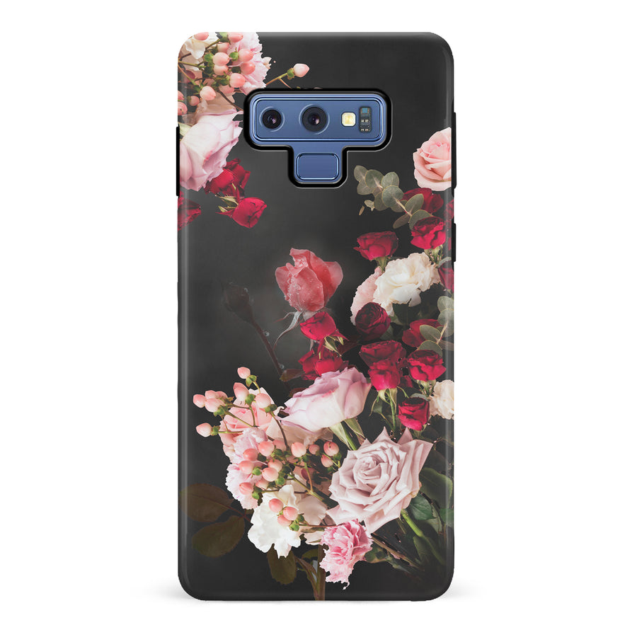 Samsung Galaxy Note 9 Roses Phone Case in Black