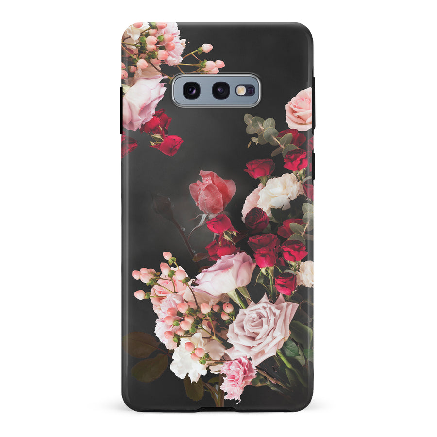 Samsung Galaxy S10e Roses Phone Case in Black