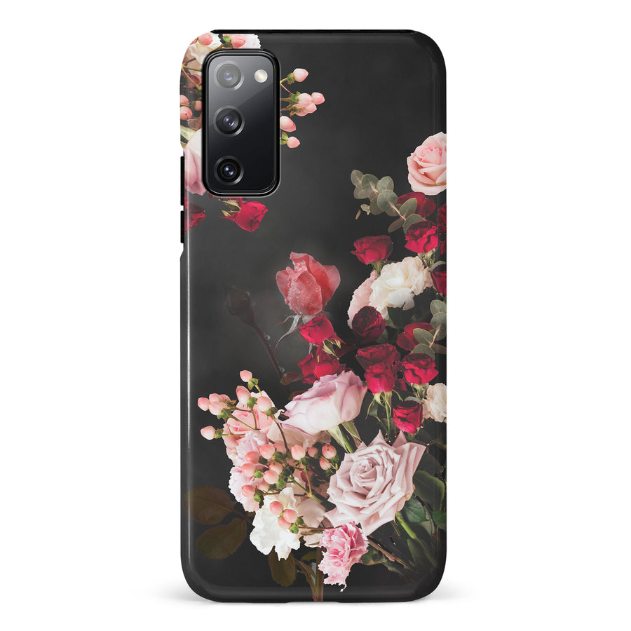 Samsung Galaxy S20 FE Roses Phone Case in Black
