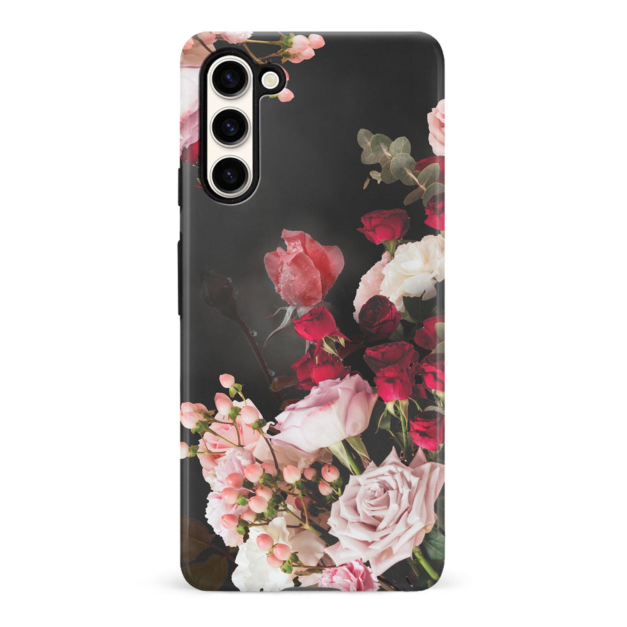 Samsung S23 Pink & Red Roses One Floral Phone Case