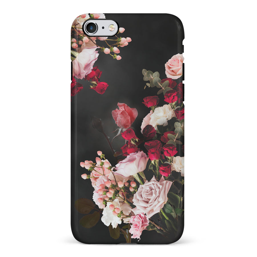 iPhone 6 Roses Phone Case in Black