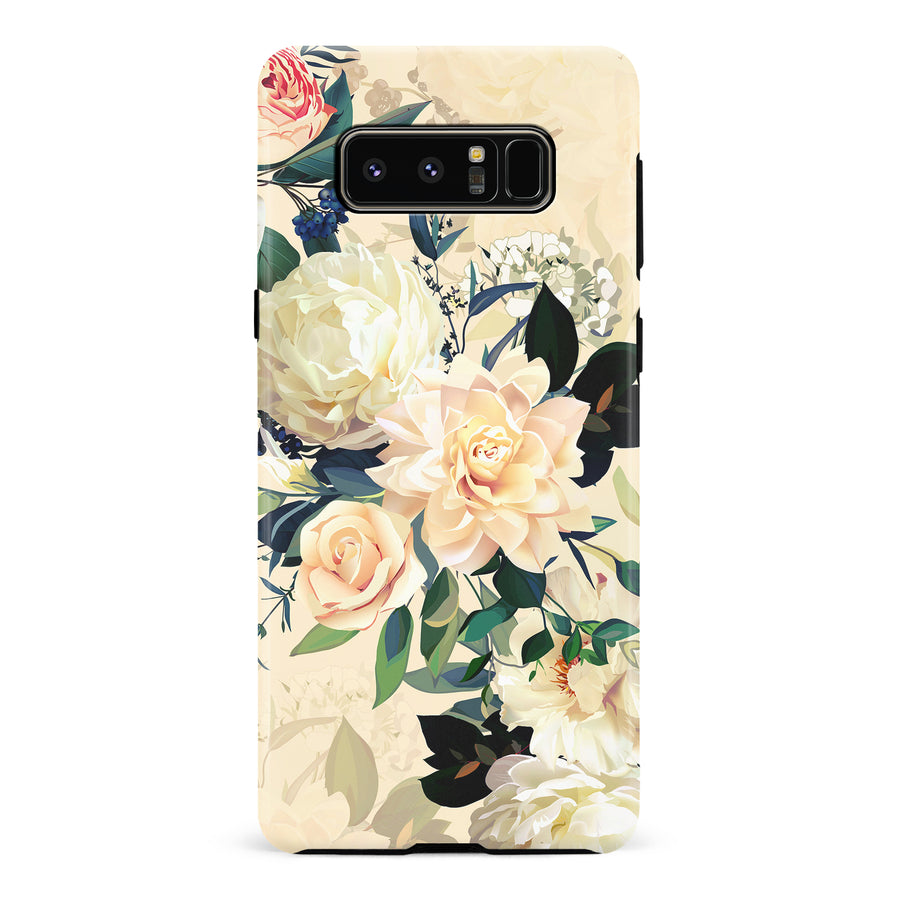Samsung Galaxy Note 8 Carnation Phone Case in Yellow