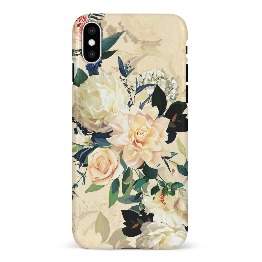 iPhone X/XS Carnation Phone Case in Yellow