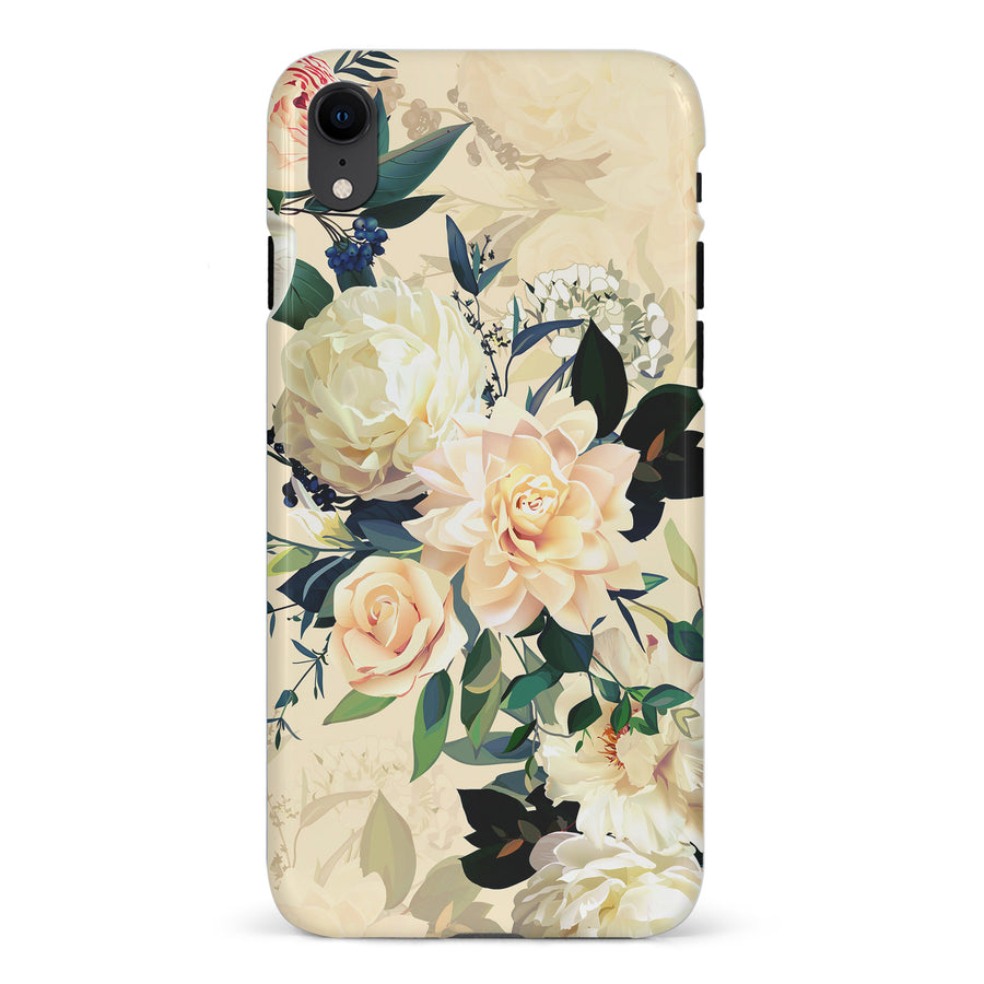 iPhone XR Carnation Phone Case in Yellow
