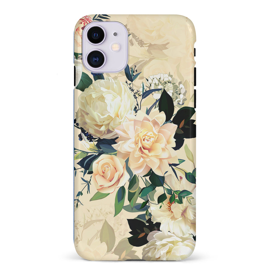 iPhone 11 Carnation Phone Case in Yellow