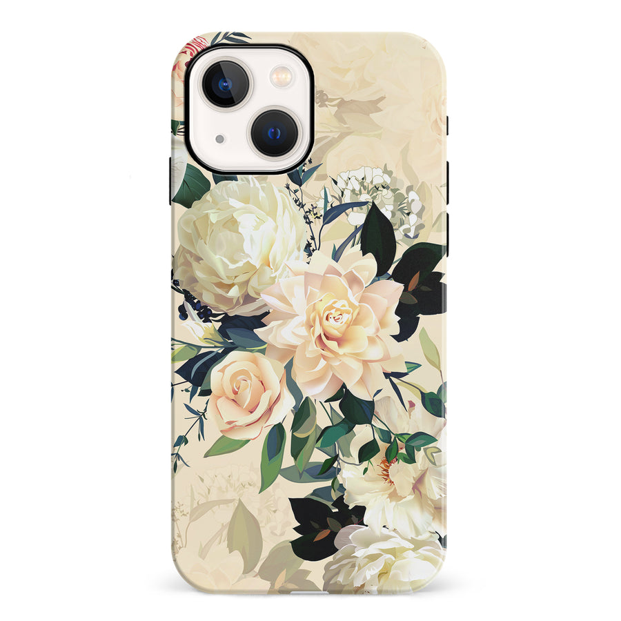 iPhone 13 Carnation Phone Case in Yellow