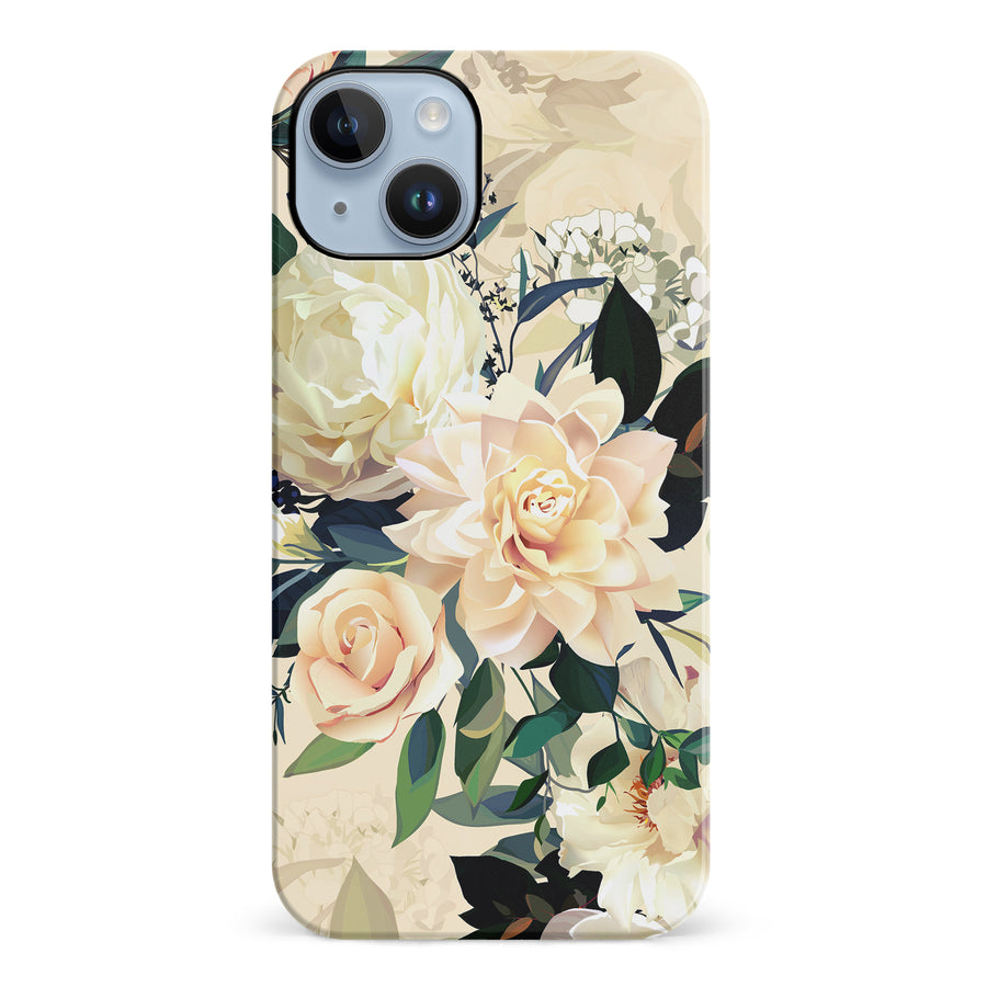 iPhone 14 Plus Carnation Phone Case in Yellow