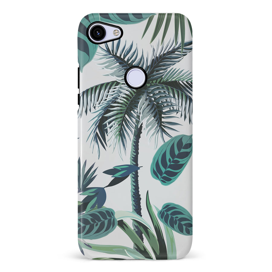 Google Pixel 3A Coconut Tree Phone Case in White