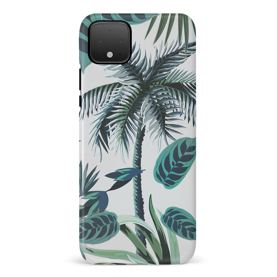 Google Pixel 4 Coconut Tree Phone Case in White