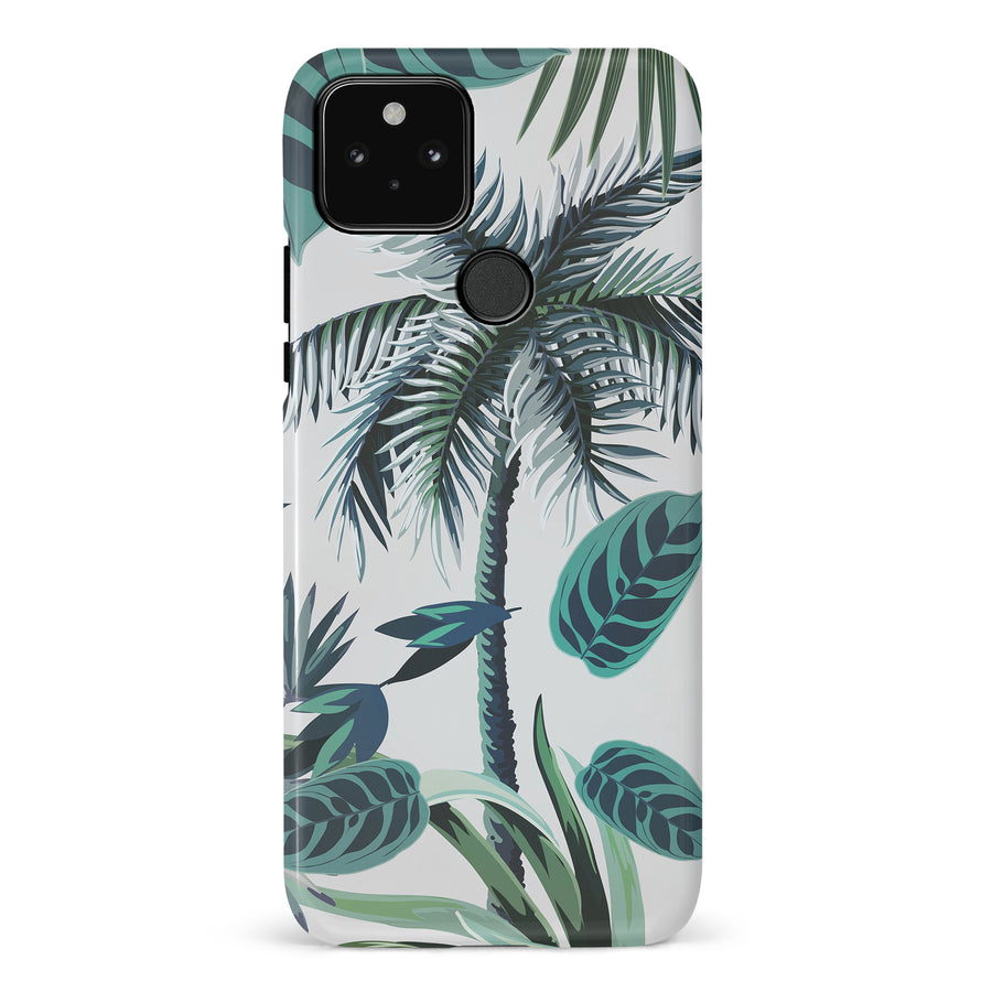 Google Pixel 5 Coconut Tree Phone Case in White