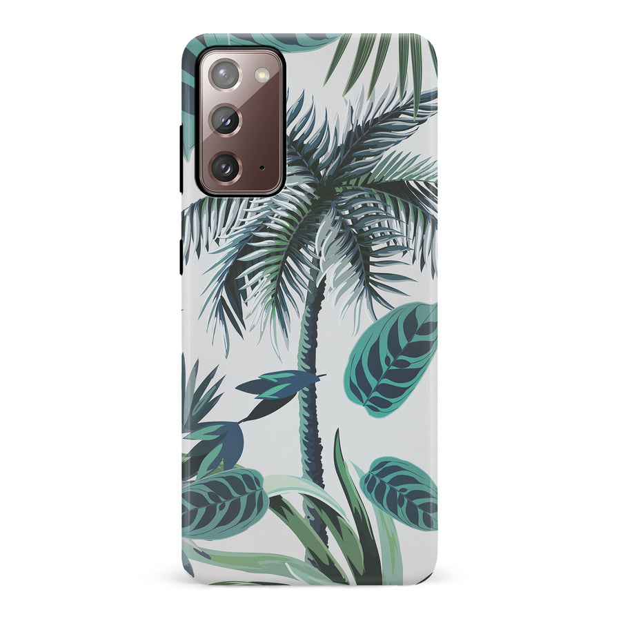 Samsung Galaxy Note 20 Coconut Tree Phone Case in White