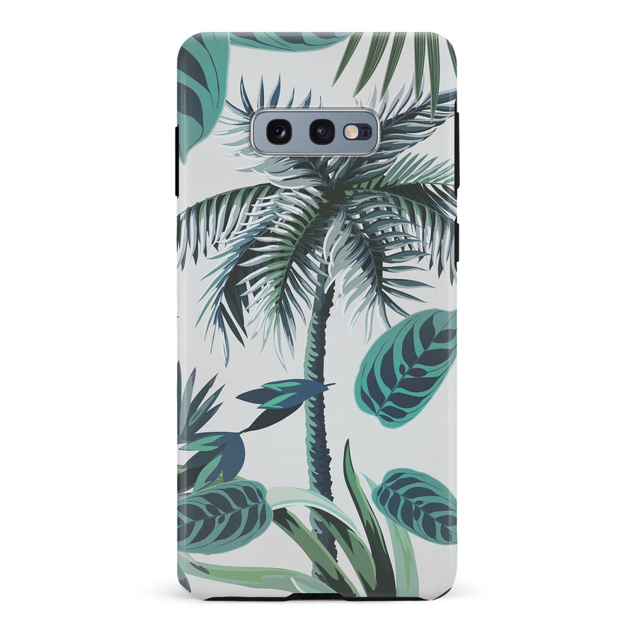 Samsung Galaxy S10e Coconut Tree Phone Case in White