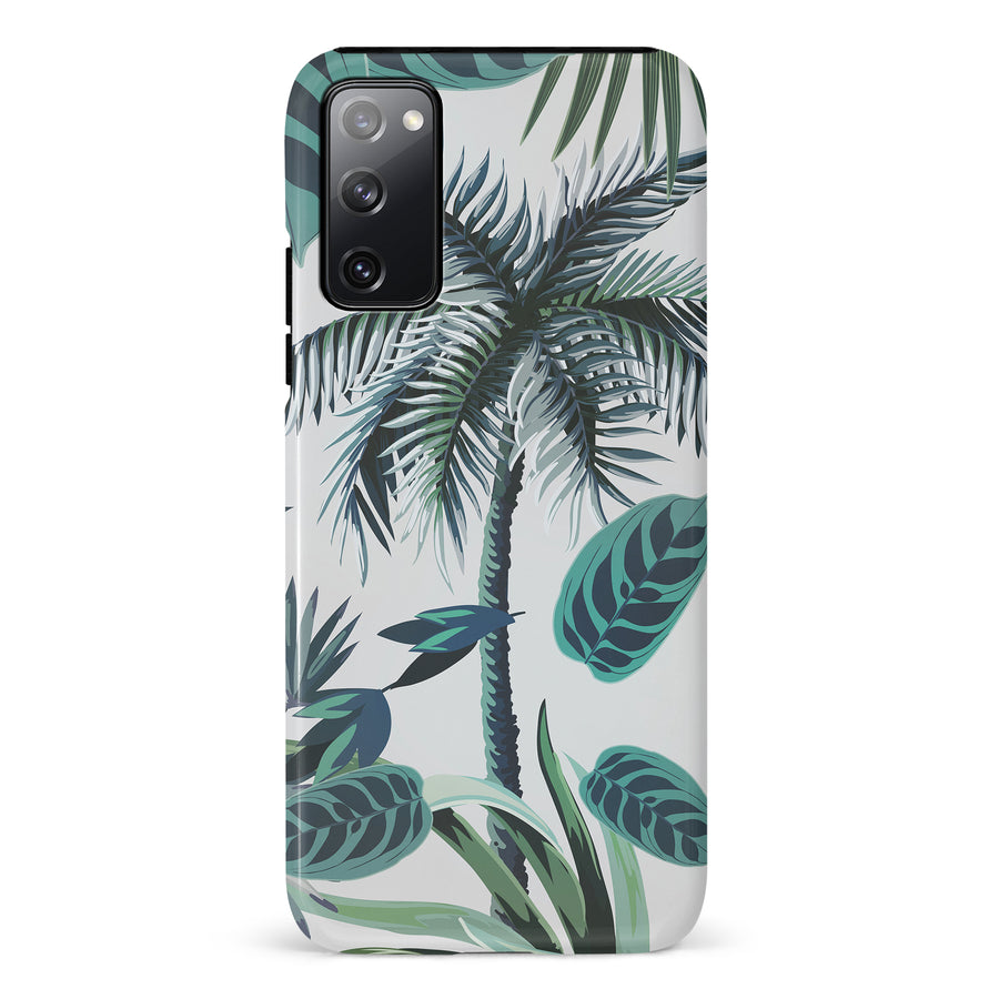 Samsung Galaxy S20 FE Coconut Tree Phone Case in White