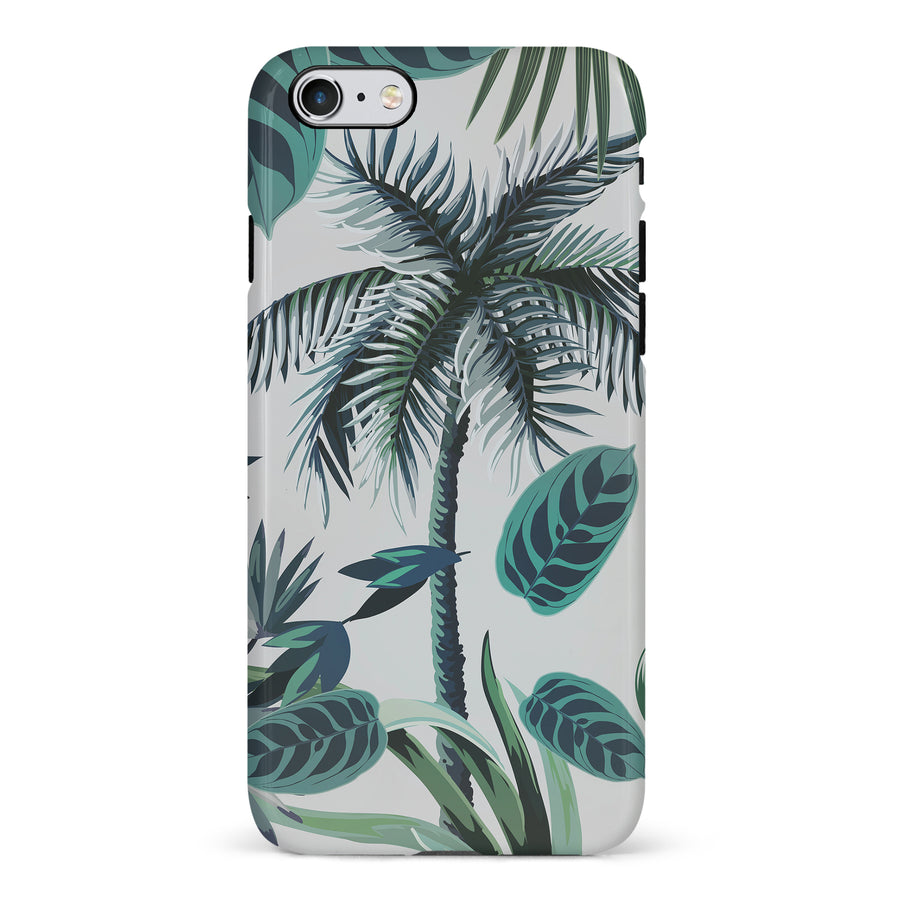 iPhone 6S Plus Coconut Tree Phone Case in White