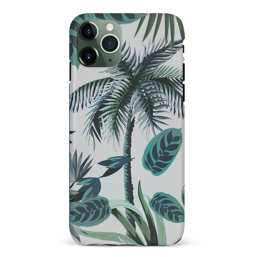 iPhone 11 Pro Coconut Tree Phone Case in White