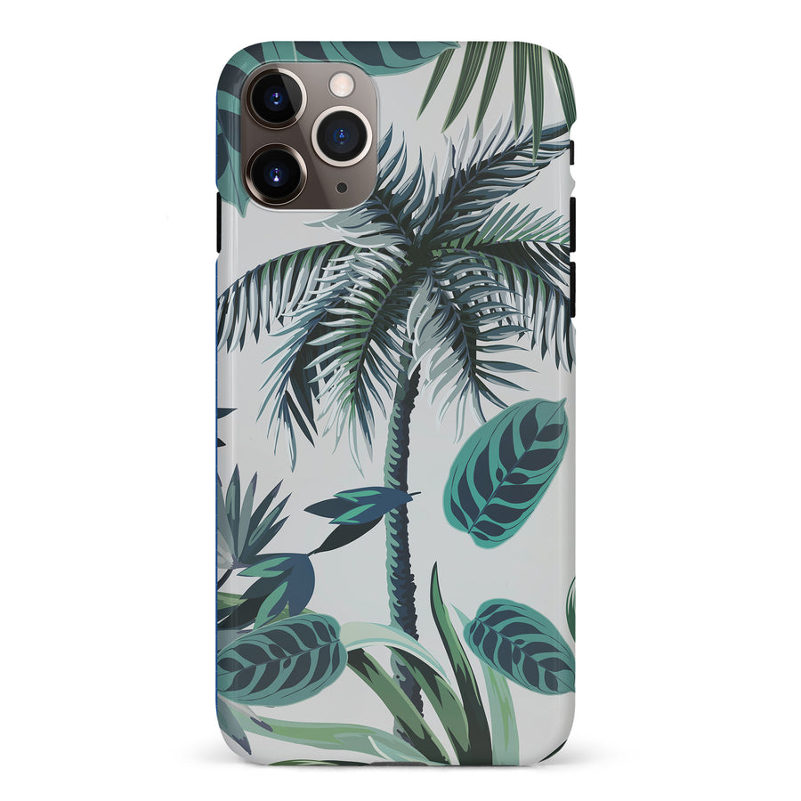 iPhone 11 Pro Max Coconut Tree Phone Case in White
