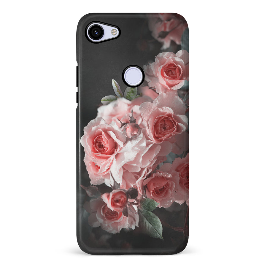 Google Pixel 3A Bouquet of Roses Phone Case in Black