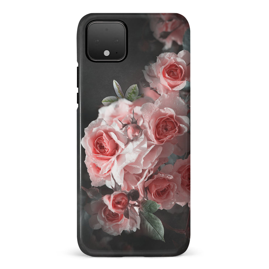 Google Pixel 4 Bouquet of Roses Phone Case in Black