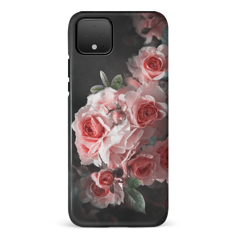 Google Pixel 4 XL Bouquet of Roses Phone Case in Black
