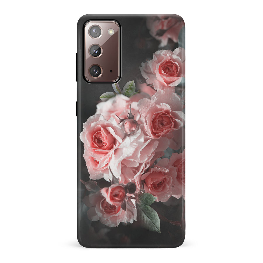 Samsung Galaxy Note 20 Bouquet of Roses Phone Case in Black