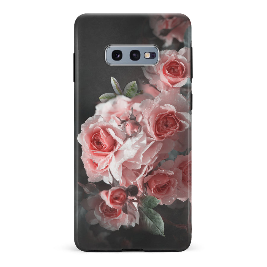 Samsung Galaxy S10e Bouquet of Roses Phone Case in Black
