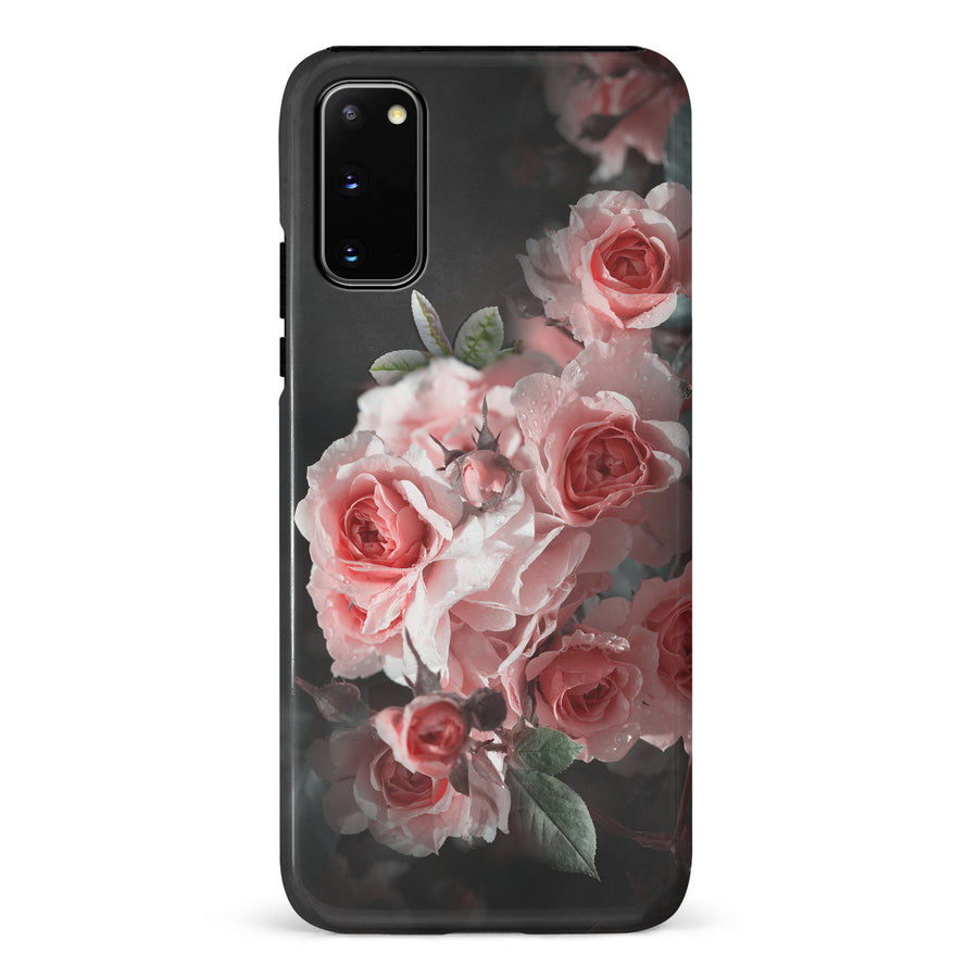 Samsung Galaxy S20 Bouquet of Roses Phone Case in Black