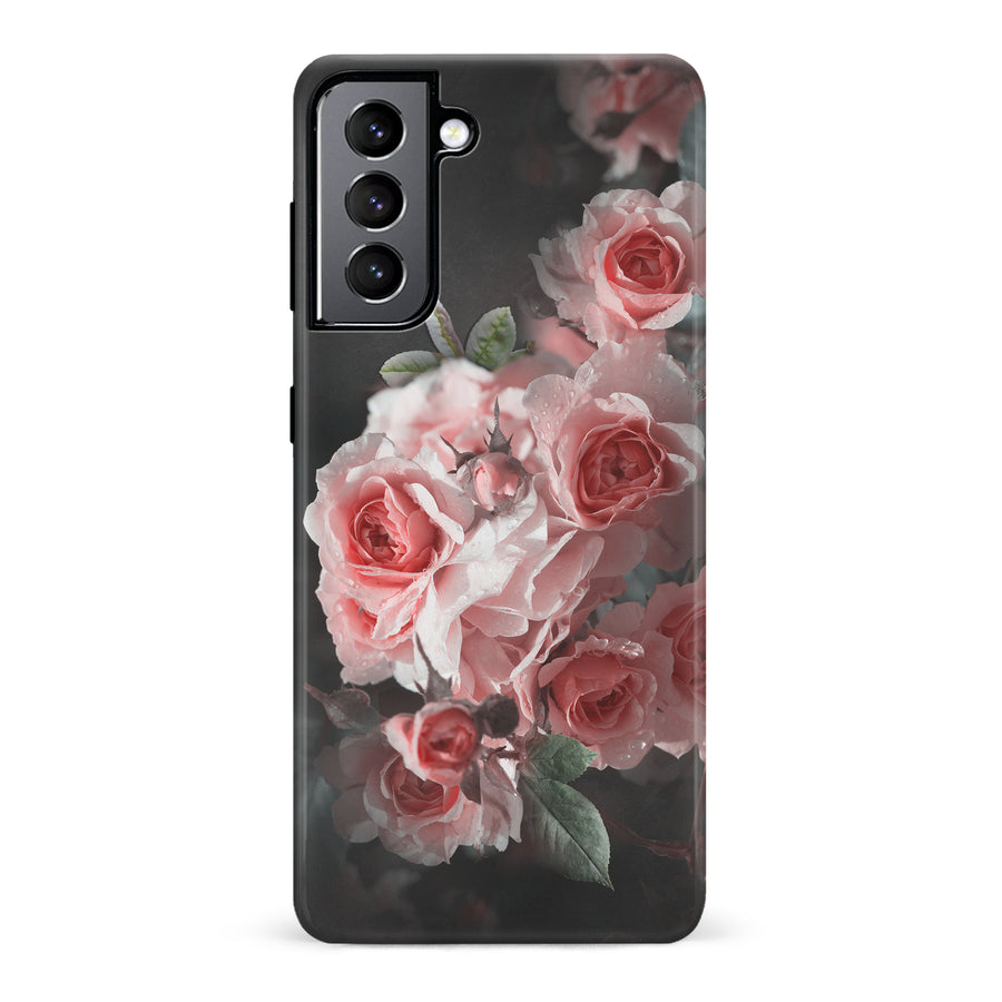 Samsung Galaxy S22 Bouquet of Roses Phone Case in Black